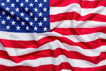 Fototapeta premium American flag backgrounds white american flag.