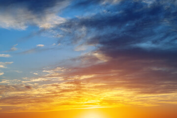 Colours of sunset.