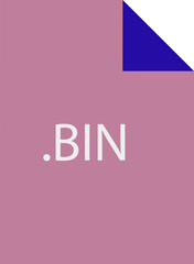 BIN File icon fill crisp corners  v1
