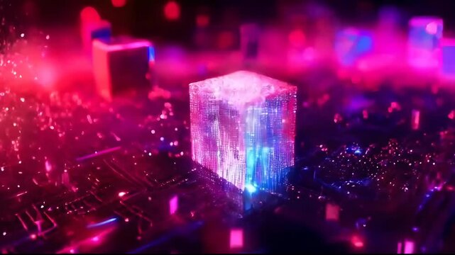 Light box abstract background 