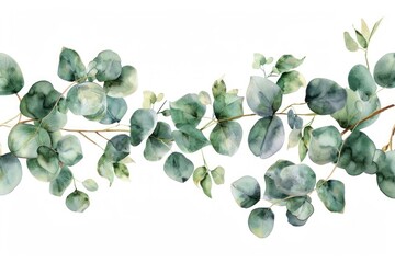 Eucalyptus leaves backgrounds plant leaf.