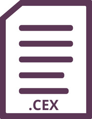 CEX line document icon