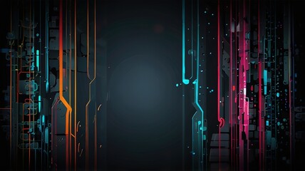 Fototapeta premium techno background