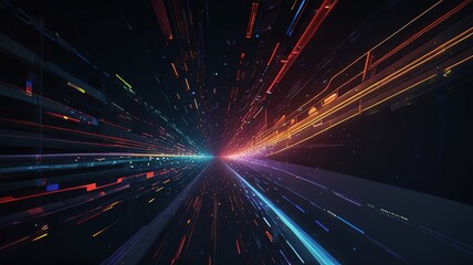 Naklejka premium techno background