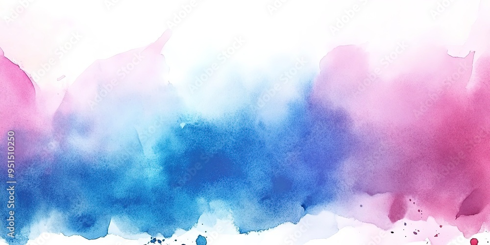 Poster abstract watercolor background with copy space.