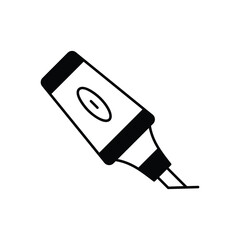 Highlighter Marker vector icon