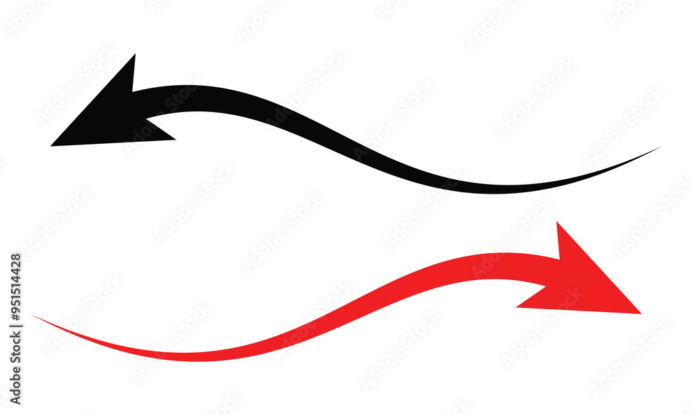 Poster long arrow icon. arrow pointing . long arrow vector . arrow or web design on white background.