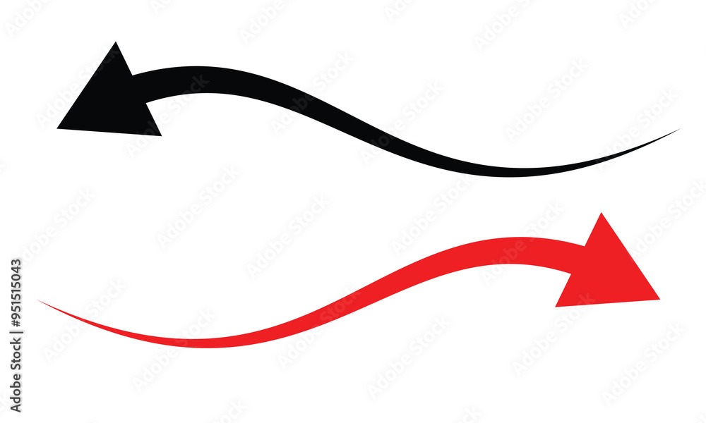 Poster long arrow icon. arrow pointing . long arrow vector . arrow or web design on white background.