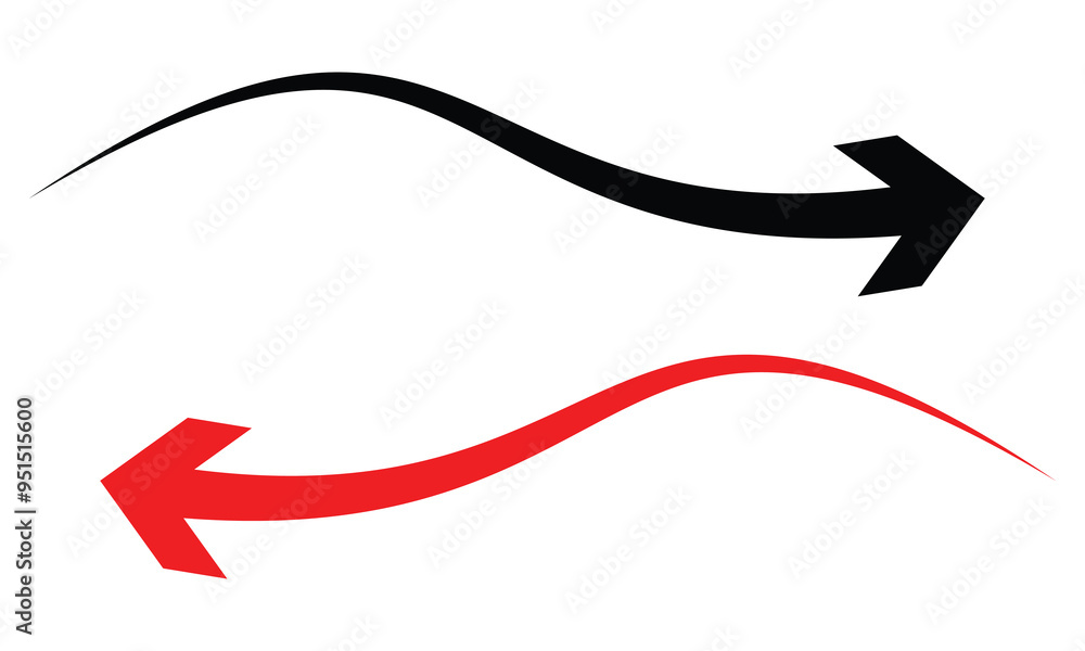 Poster long arrow icon. arrow pointing . long arrow vector . arrow or web design on white background.