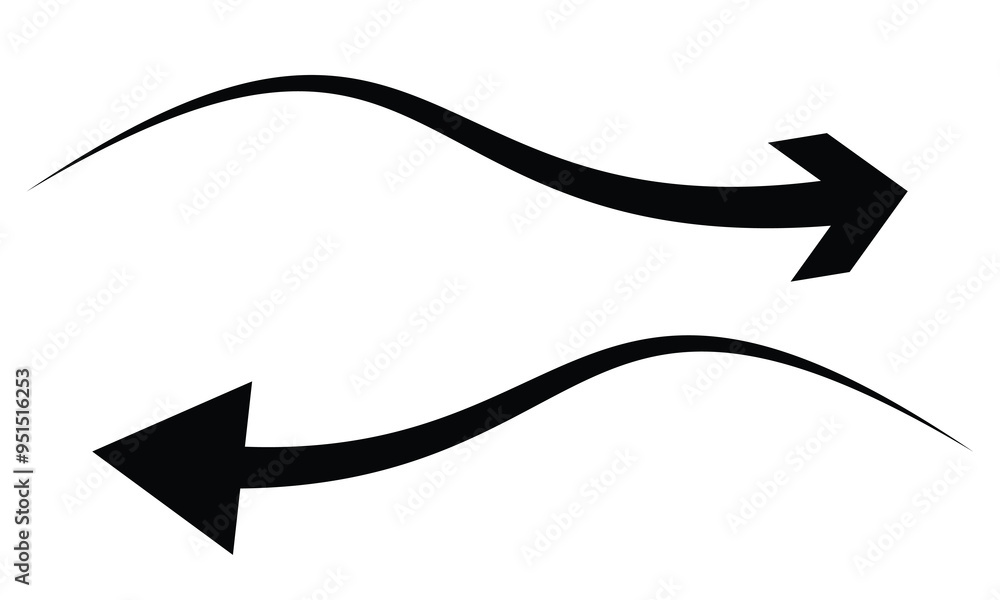 Poster long arrow icon. arrow pointing . long arrow vector . arrow or web design on white background.