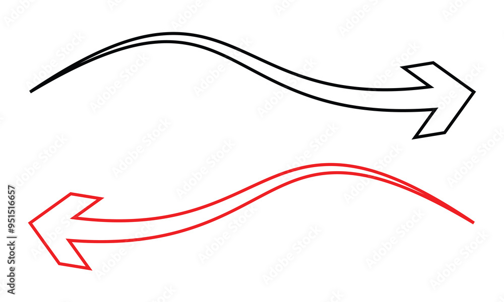 Poster long arrow icon. arrow pointing . long arrow vector . arrow or web design on white background.
