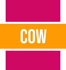 COW icon fill and bebus writting