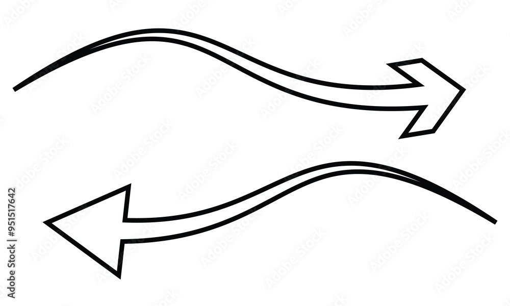 Poster long arrow icon. arrow pointing . long arrow vector . arrow or web design on white background.