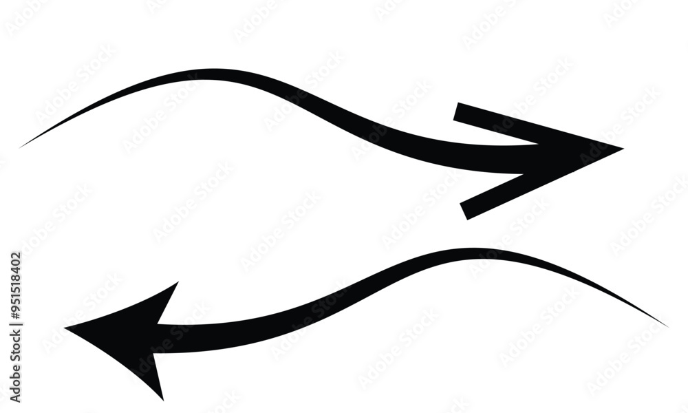Poster long arrow icon. arrow pointing . long arrow vector . arrow or web design on white background.