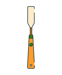Steel Spatula Illustration