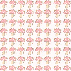 Rustic Mushroom Pattern Embrace the Organic Beauty in Your Design