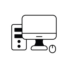 Computer vector icon
