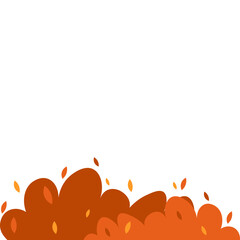 Autumn Bushes Illustration