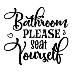 Bathroom  Craft SVG Design
