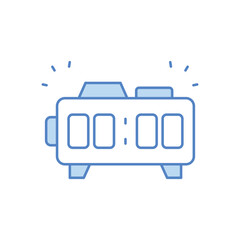 Digital Clock vector icon