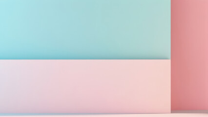 Fototapeta premium Elegant and Modern Blue and Pink Background Blend