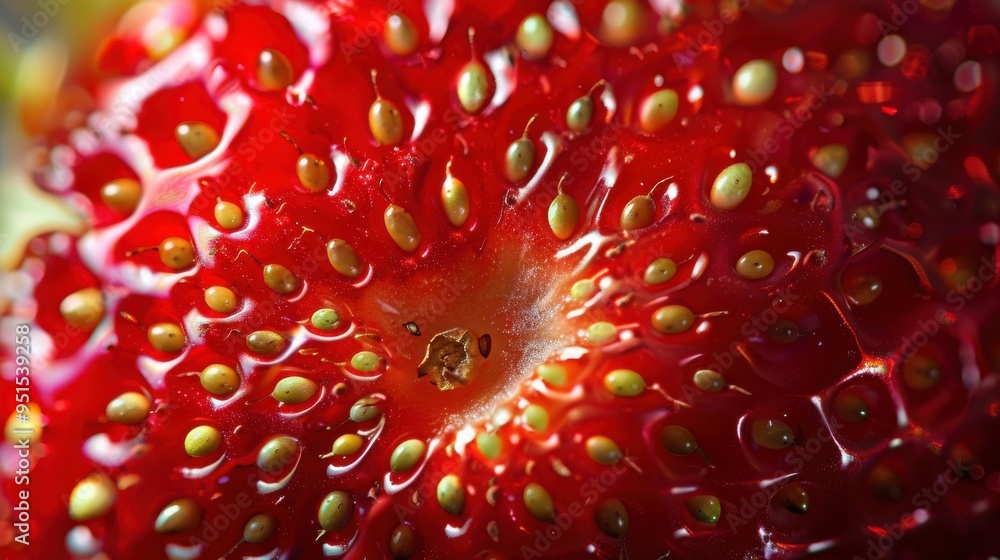 Poster fibonacci pattern in seed arrangement