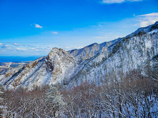 눈 쌓은 설악산