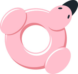 Swimming Buoy Illustration