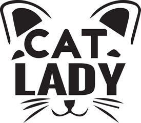 cat lady  , cat T-shirt