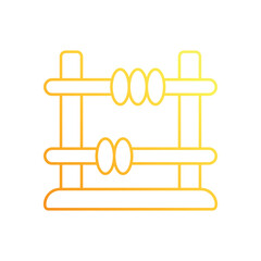 Abacus Frame vector icon