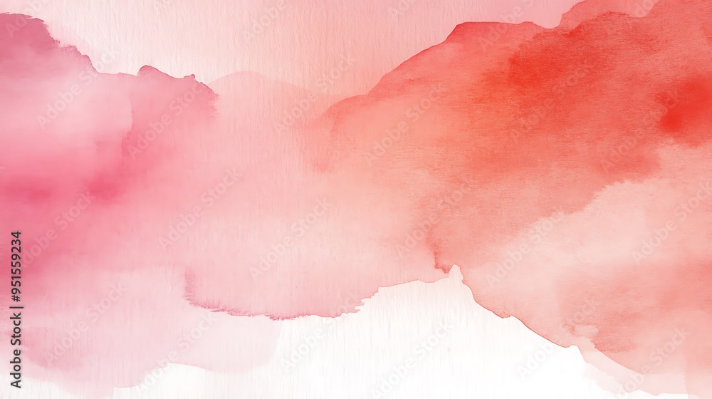 Poster a soft watercolor background with a large, open space for text