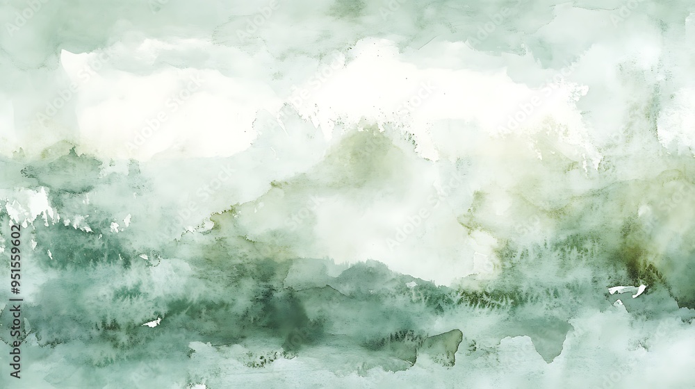 Poster a soft watercolor background with a large, open space for text