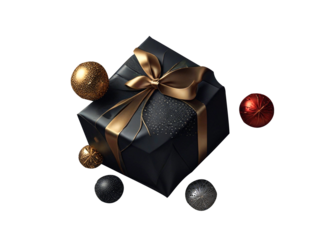 Cyber Monday Sale, Sale Box, Gift Box on a Transparent Background