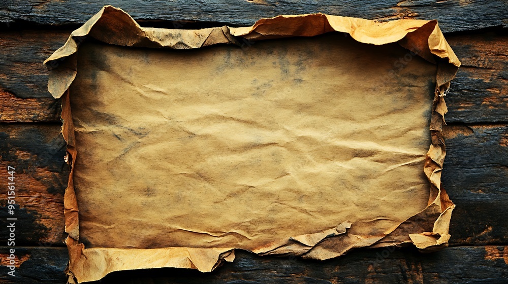 Poster a textured paper background with a clean, open area in the center for text placement