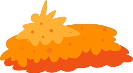 Autumn Bush Illustration