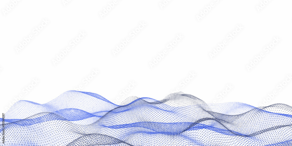 Aufkleber abstract connecting dots and lines with geometric background. geometric plexus structure cybernetic 