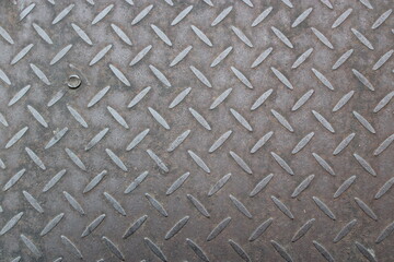 Close-up of a textured metal surface.