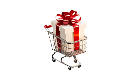 Cyber Monday Sale, Sale Box, Gift Box on a Transparent Background