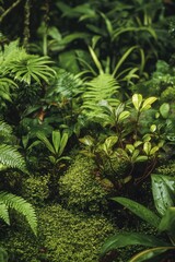 Close-up of forest plants