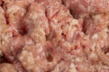 fresh minced pork with bacon