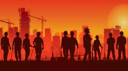 Fototapeta premium Celebrating Labor Day with Pride