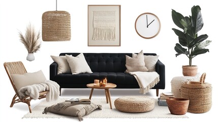 Furniture png cut out set.illustration