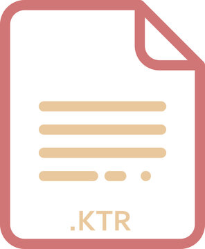KTR doted and dashed icon inside transparent