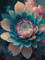 background with flowers