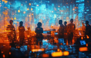 Digital environment frames diverse group at business conference