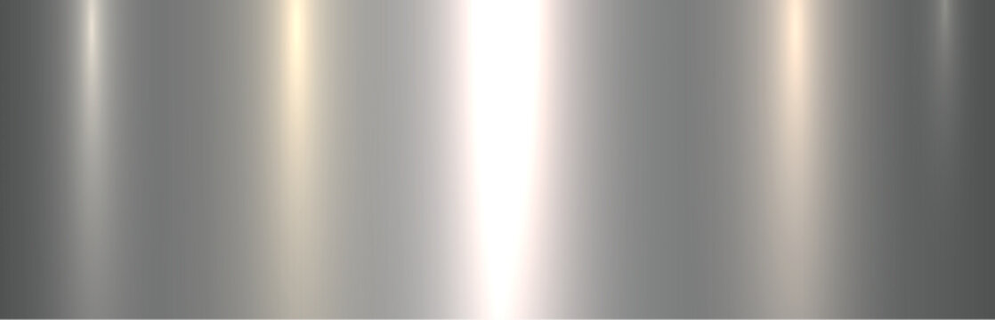 Silver metal texture background, shiny lustrous chrome metallic pattern background.