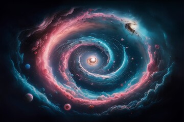 background with space