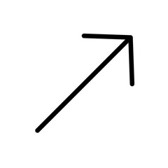 up right arrow icon