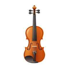 Obraz premium A beautiful, classic violin showcasing rich wood tones and elegant craftsmanship, perfect for music-themed designs.