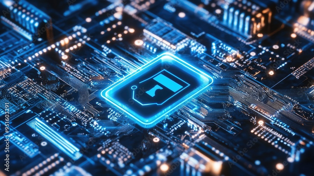 Aufkleber cyber security and data protection, internet network security